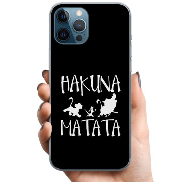 Apple iPhone 12 Pro TPU Matkapuhelimen kuori Hakuna Matata