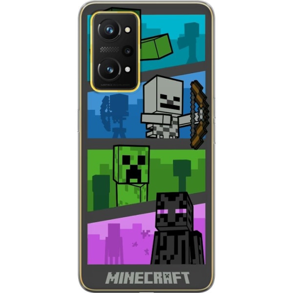 Realme GT Neo 3T Gennemsigtig cover Minecraft