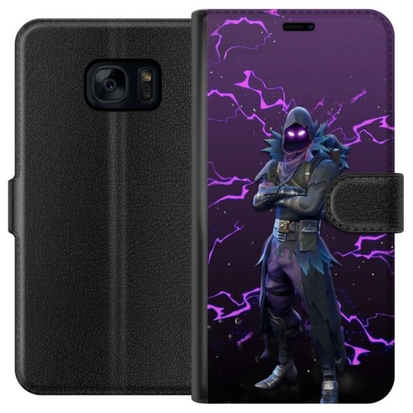 Samsung Galaxy S7 Lommeboketui Raven Fortnite Thunder