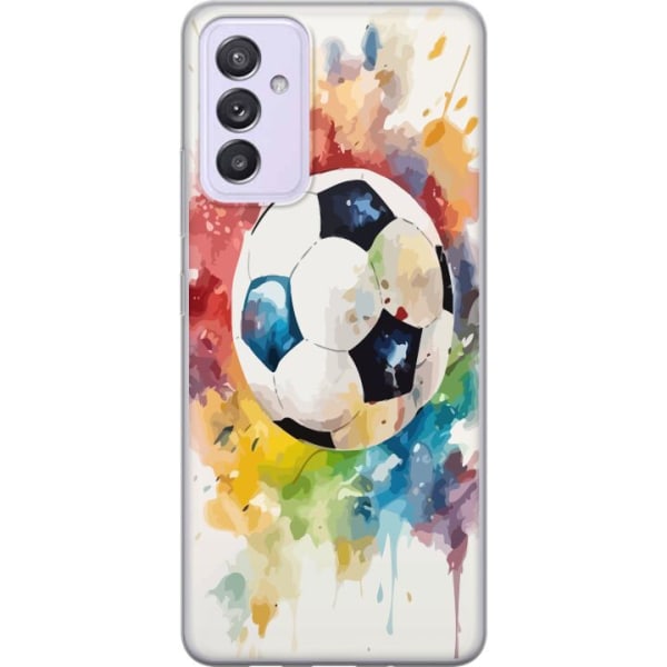 Samsung Galaxy A82 5G Gennemsigtig cover Fodbold