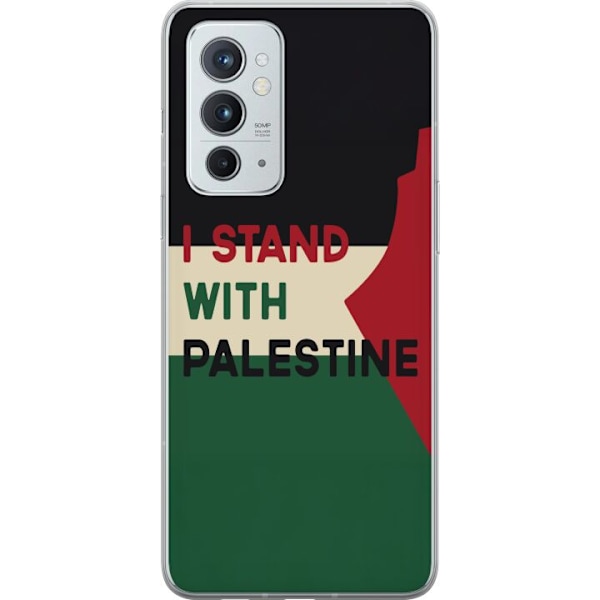 OnePlus 9RT 5G Genomskinligt Skal Stand with Palestine – solidaritetsdesign med starkt budskap