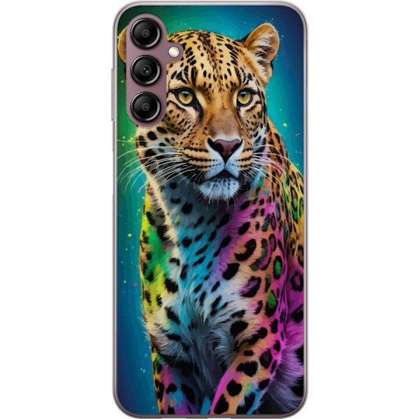 Samsung Galaxy A14 5G Läpinäkyvä kuori Leopard