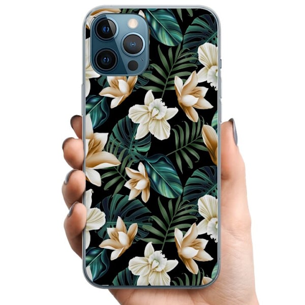 Apple iPhone 12 Pro Max TPU Mobilskal Blommor