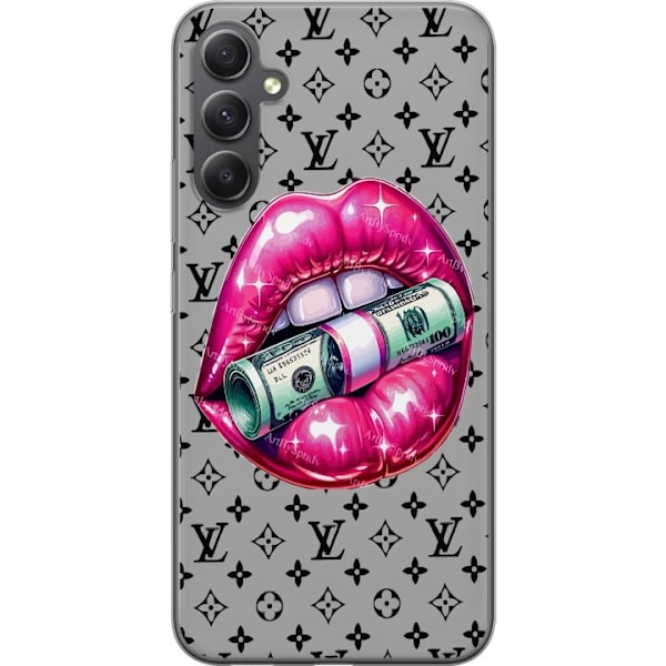 Samsung Galaxy A05s Gjennomsiktig deksel LV Money Lip