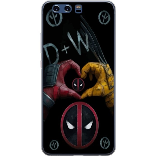 Huawei P10 Genomskinligt Skal Deadpool & Wolverine Kärlek