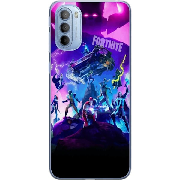 Motorola Moto G31 Gennemsigtig cover Fortnite