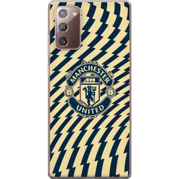 Samsung Galaxy Note20 Gjennomsiktig deksel Manchester United F