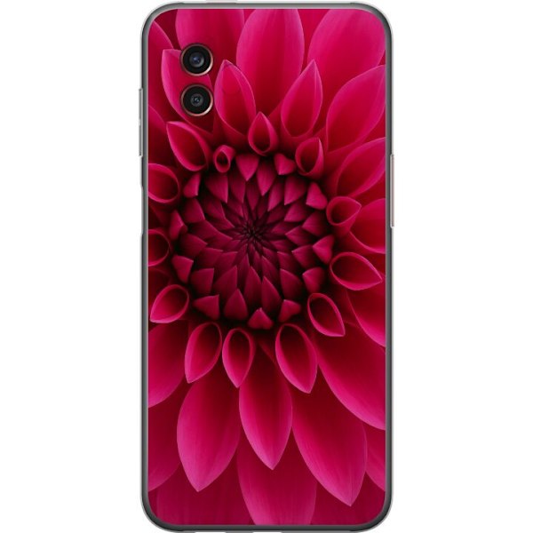 Samsung Galaxy Xcover6 Pro Genomskinligt Skal Rosecore