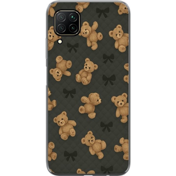 Huawei P40 lite Genomskinligt Skal Teddy Hugs