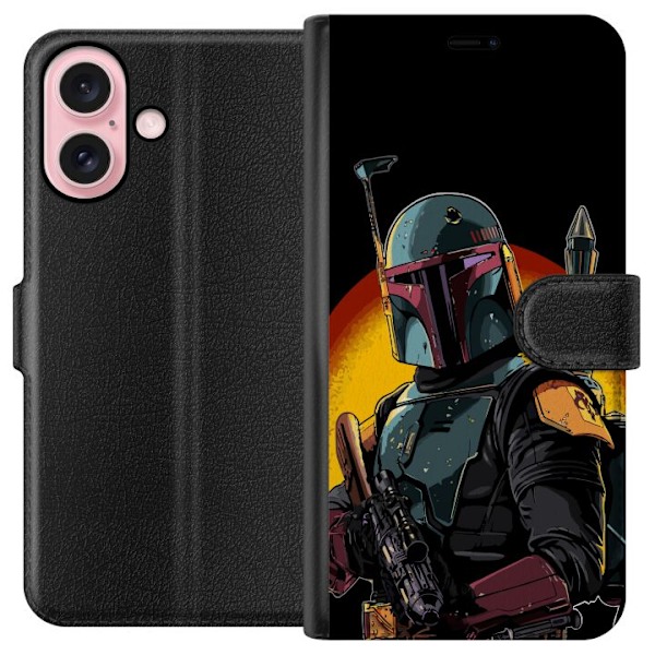 Apple iPhone 16 Lommeboketui The Mandalorian