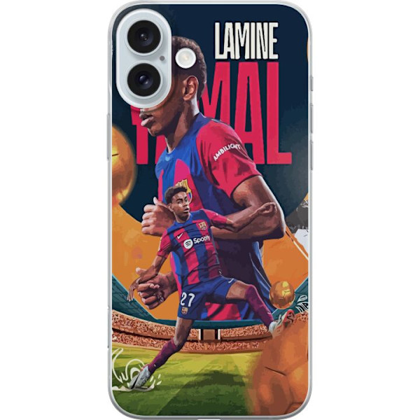 Apple iPhone 16 Plus Gennemsigtig cover Lamine Yamal - FCB