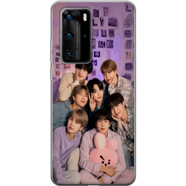 Kompatibelt Mobildeksel til Huawei P40 Pro BTS lila