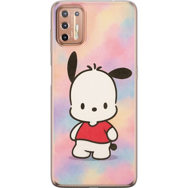 Motorola Moto G9 Plus Genomskinligt Skal Kawaii Sanrio Pochacc