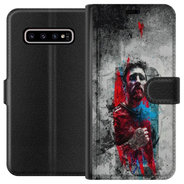 Samsung Galaxy S10+ Lompakkokotelo Messi