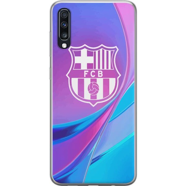 Samsung Galaxy A70 Läpinäkyvä kuori FC Barcelona