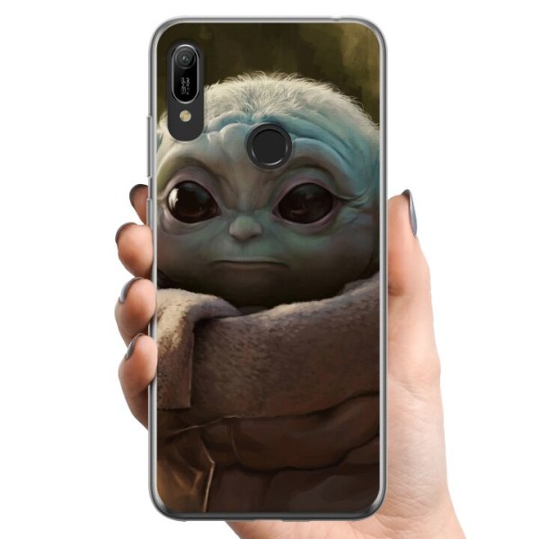 Huawei Y6 (2019) TPU Mobilcover Baby Yoda