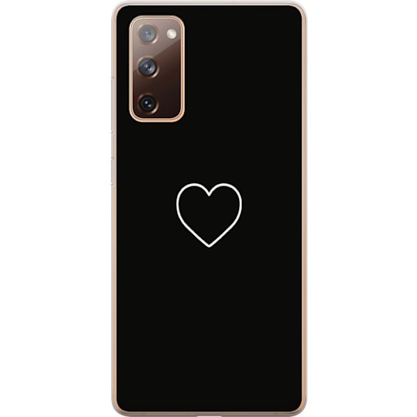 Samsung Galaxy S20 FE Läpinäkyvä kuori Sydän