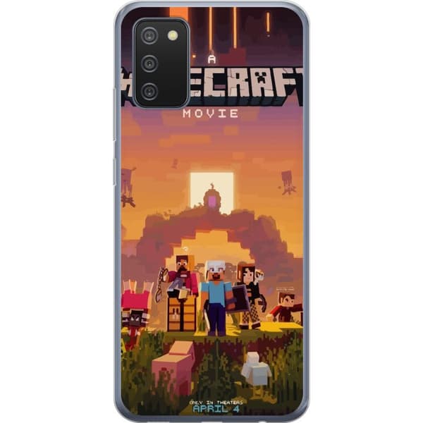 Kompatibelt Mobildeksel til Samsung Galaxy A02s Minecraft Pixelspill Byggeblokker