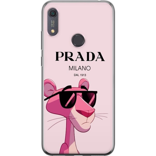 Huawei Y6s (2019) Läpinäkyvä kuori Prada Ruusupantteri