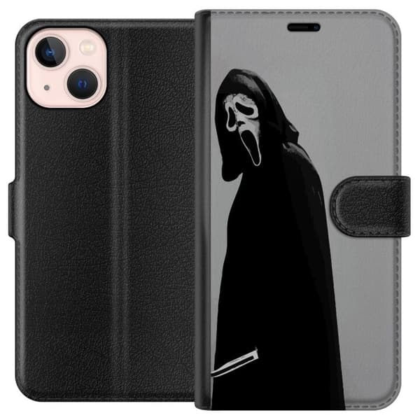 Kompatibelt Plånboksfodral till Apple iPhone 13 mini Ghostface