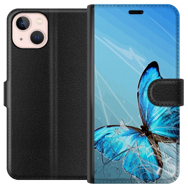 Apple iPhone 13 Plånboksfodral Fjäril