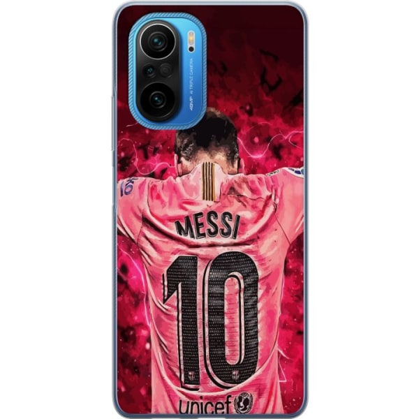 Xiaomi Poco F3 Gennemsigtig cover Messi