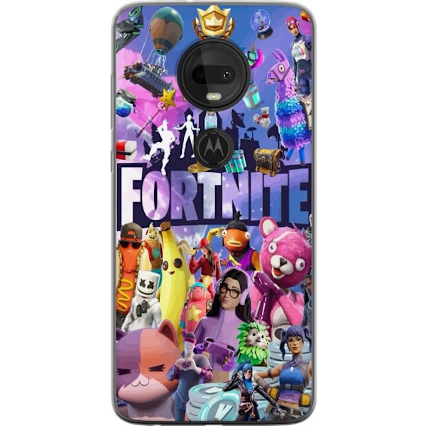 Motorola Moto G7 Gjennomsiktig deksel Fortnite Gruppe