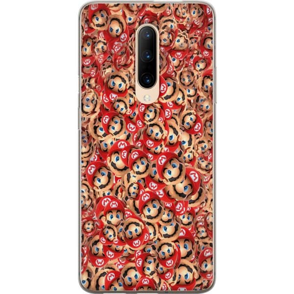 Kompatibelt Mobildeksel til OnePlus 7 Pro Super Mario mönster rød
