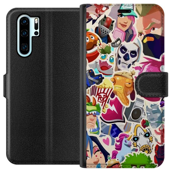Kompatibel Tegnebogsetui til Huawei P30 Pro Fortnite