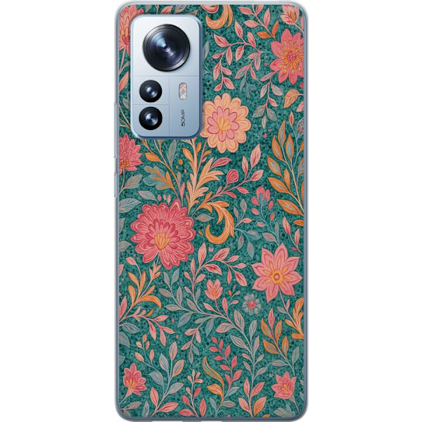 Xiaomi 12 Pro Gjennomsiktig deksel Floral Dream
