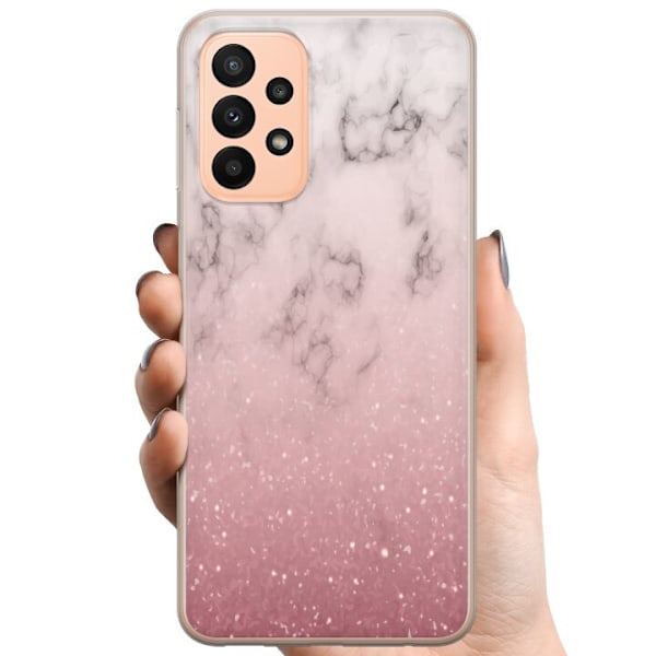 Samsung Galaxy A23 TPU Mobilskal Rosa