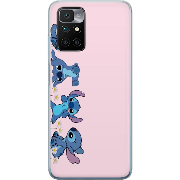 Xiaomi Redmi 10 Läpinäkyvä kuori  Stitch Nauru & Leikki –