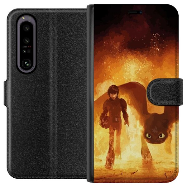 Sony Xperia 1 IV Tegnebogsetui Drage Træner