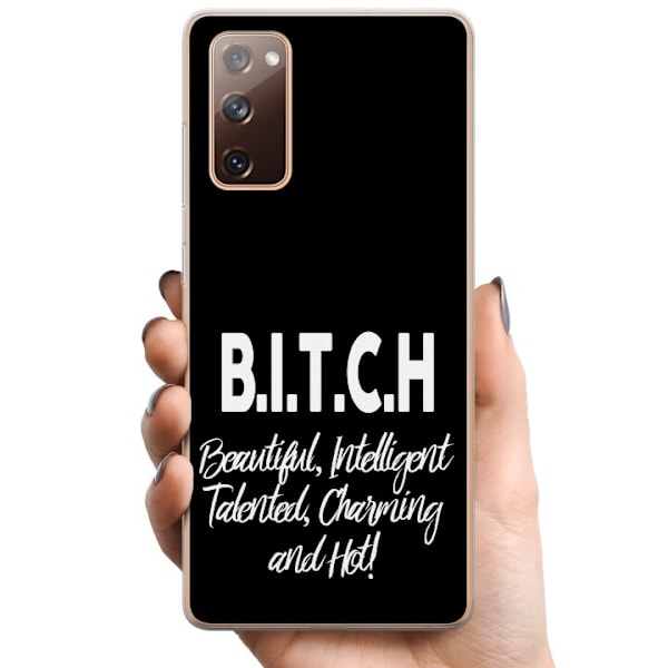 Samsung Galaxy S20 FE TPU Mobilskal Text