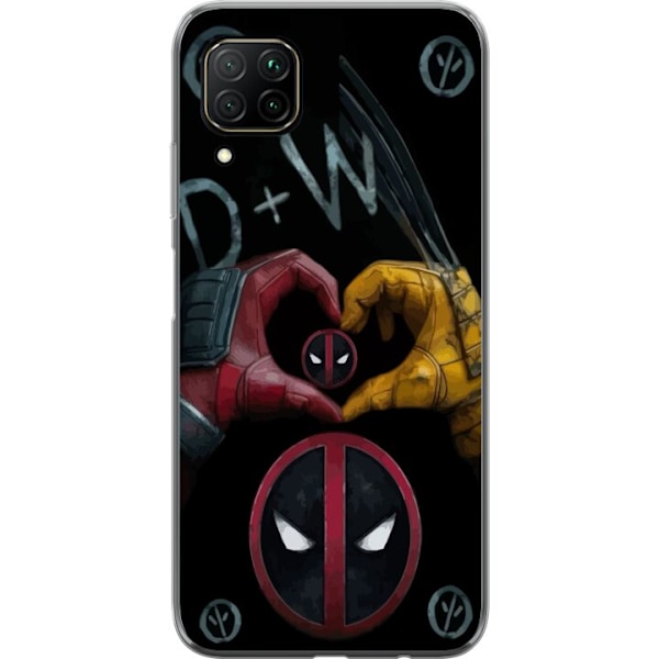 Huawei P40 lite Läpinäkyvä kuori Deadpool & Wolverine Rakka