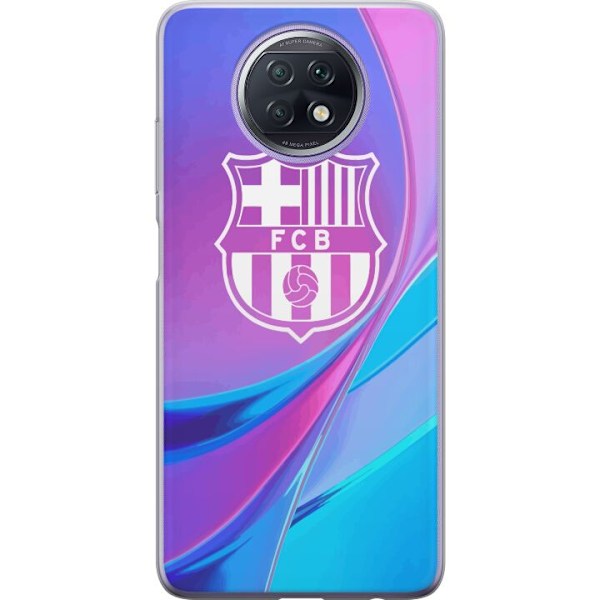 Xiaomi Redmi Note 9T Genomskinligt Skal FC Barcelona