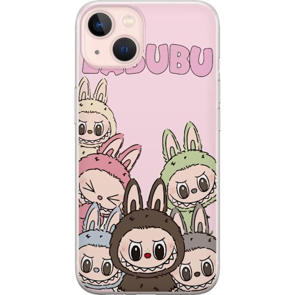 Apple iPhone 13 Läpinäkyvä kuori Labubu Classics