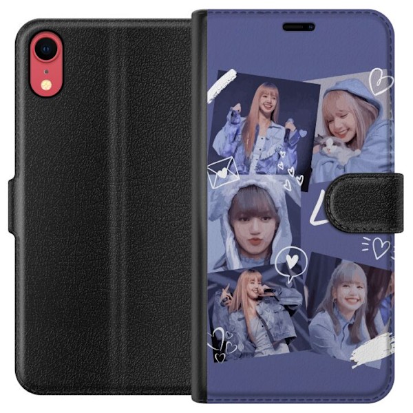 Apple iPhone XR Tegnebogsetui Lisa Blackpink – Aesthetic K-pop Queen