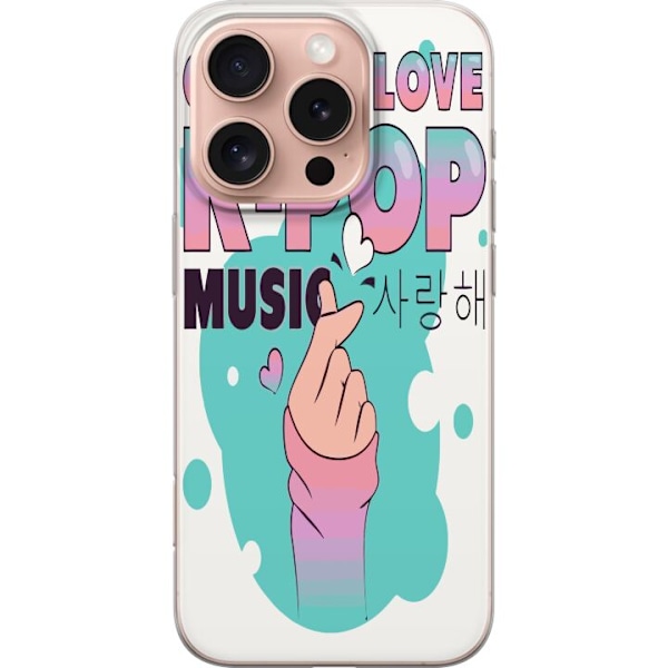 Apple iPhone 16 Pro Läpinäkyvä kuori K-POP