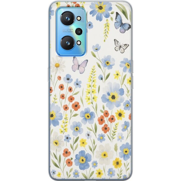 Realme GT Neo2 Läpinäkyvä kuori Kesäkukat