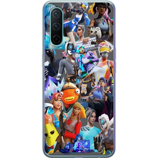 OnePlus Nord CE 5G Gennemsigtig cover Fortnite