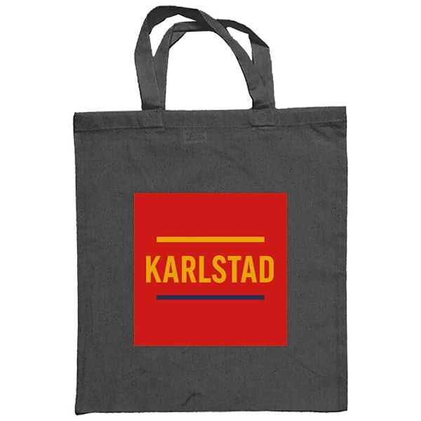 Kangaskassi | Kestävä Ostoskassi Kangasta Karlstad – Hockey Tummanharmaa one size