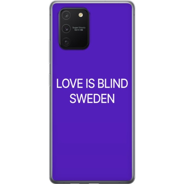Samsung Galaxy S10 Lite Gennemsigtig cover Kærlighed er blind
