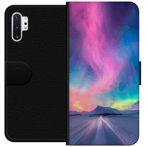 Kompatibel Tegnebogsetui til Samsung Galaxy Note10+ Nordlys