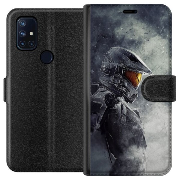 OnePlus Nord N10 5G Tegnebogsetui Fortnite - Master Chief