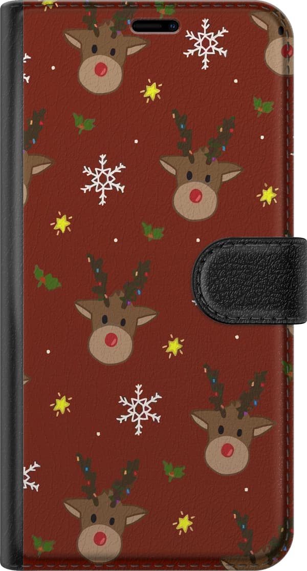 Kompatibelt Plånboksfodral till Samsung Galaxy S21 Christmas