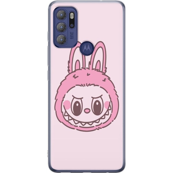 Motorola Moto G60S Gennemsigtig cover Labubu Dyrekreds Bunny U