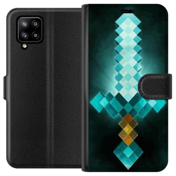 Samsung Galaxy A42 5G Lommeboketui Minecraft sverd