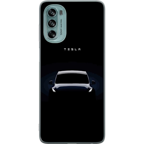 Motorola Moto G62 5G Läpinäkyvä kuori Tesla