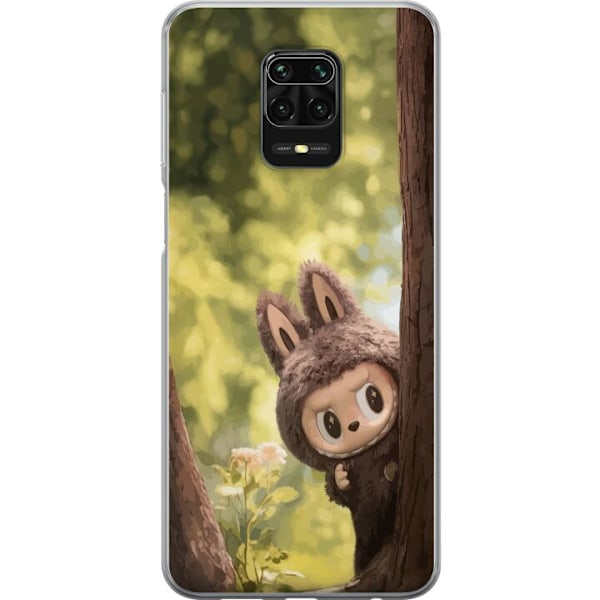 Xiaomi Redmi Note 9S Gennemsigtig cover Labubu Graffiti Vibes